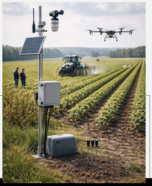 Разработка IoT мониторинга полей в Прохладном от 9208 р. | АвикейПрх