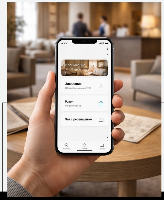 Мобильное приложение для гостей отеля в Прохладном, управление сервисом